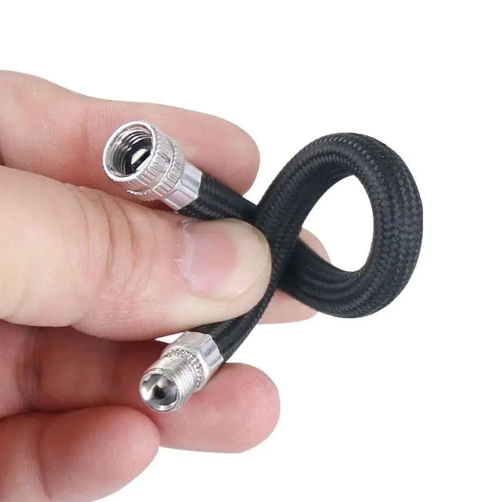 1PC Longer Use 150Psi Schrader A/V Valve Bicycle Pump Extension Hose Tube Pipe Cord Portable Bike Pumping Service Parts
