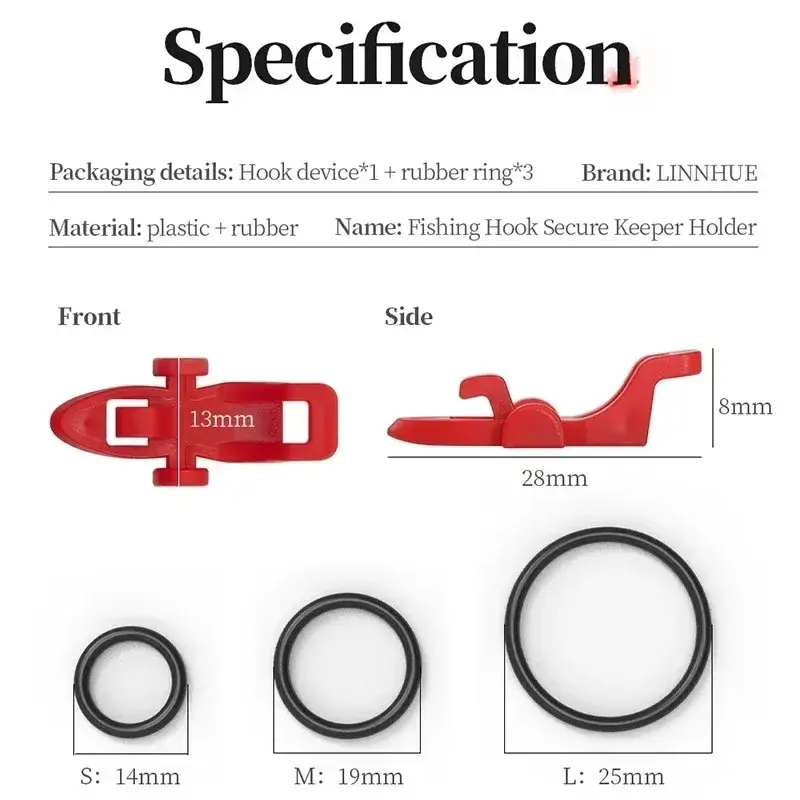 2/10pcs Fishing Rod Pole Hook Keeper Lure Bait Holder Lure Accessories Jig Hooks Safety Keeping Holder Fishing Tool Bait Hanger
