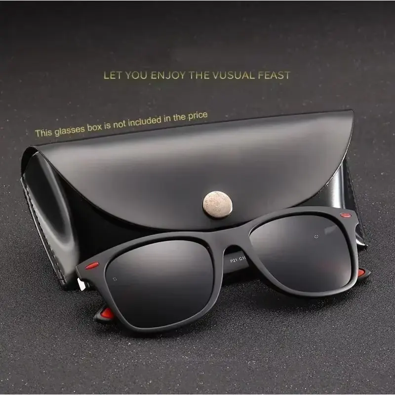 New Polarized Sunglasses for Men TR90 Fashion Luxury Designer Sunnies for Women Colorful Film Anti UV Outdoor Sun Eyeglass