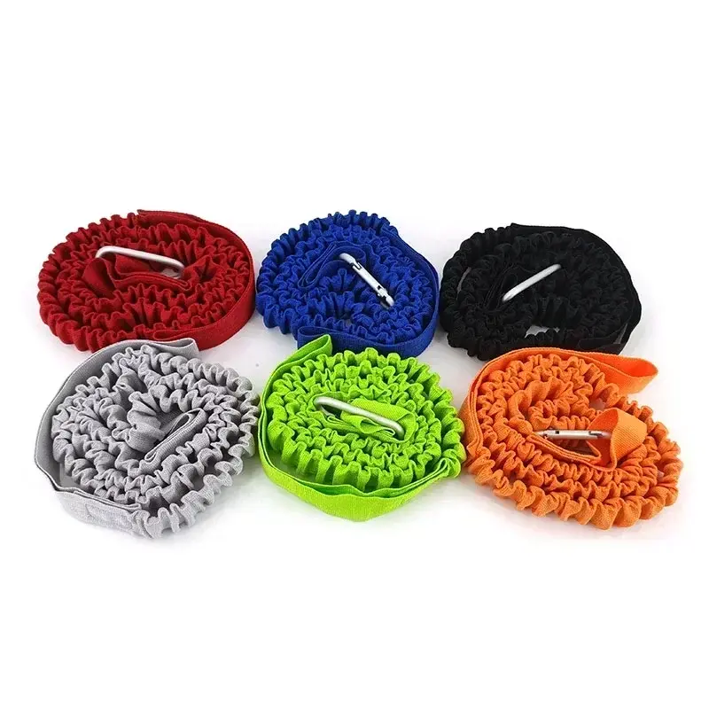 Elastic Kayak Paddle Leash Adjustable With Safety Hook Fishing Rod Pole Coiled Lanyard Cord Tie Rope Rowing Boat Accessories