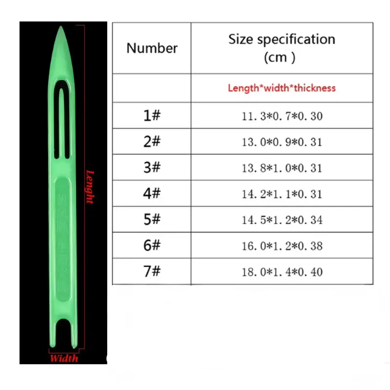 Random Color Rustproof Plastic Weaving Fishing Netting Needle Mending Repair Net Line Shuttles Equipment Accessories