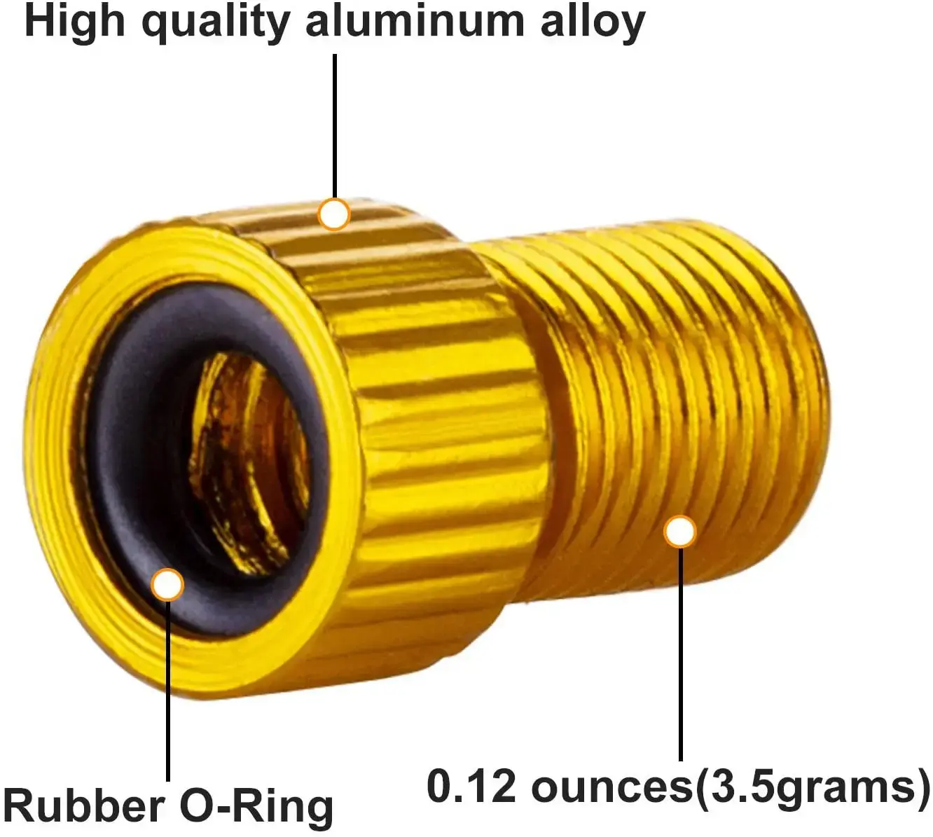 10 Colour Aluminum Bicycle Bike Valve Converter Car Valve Adapter