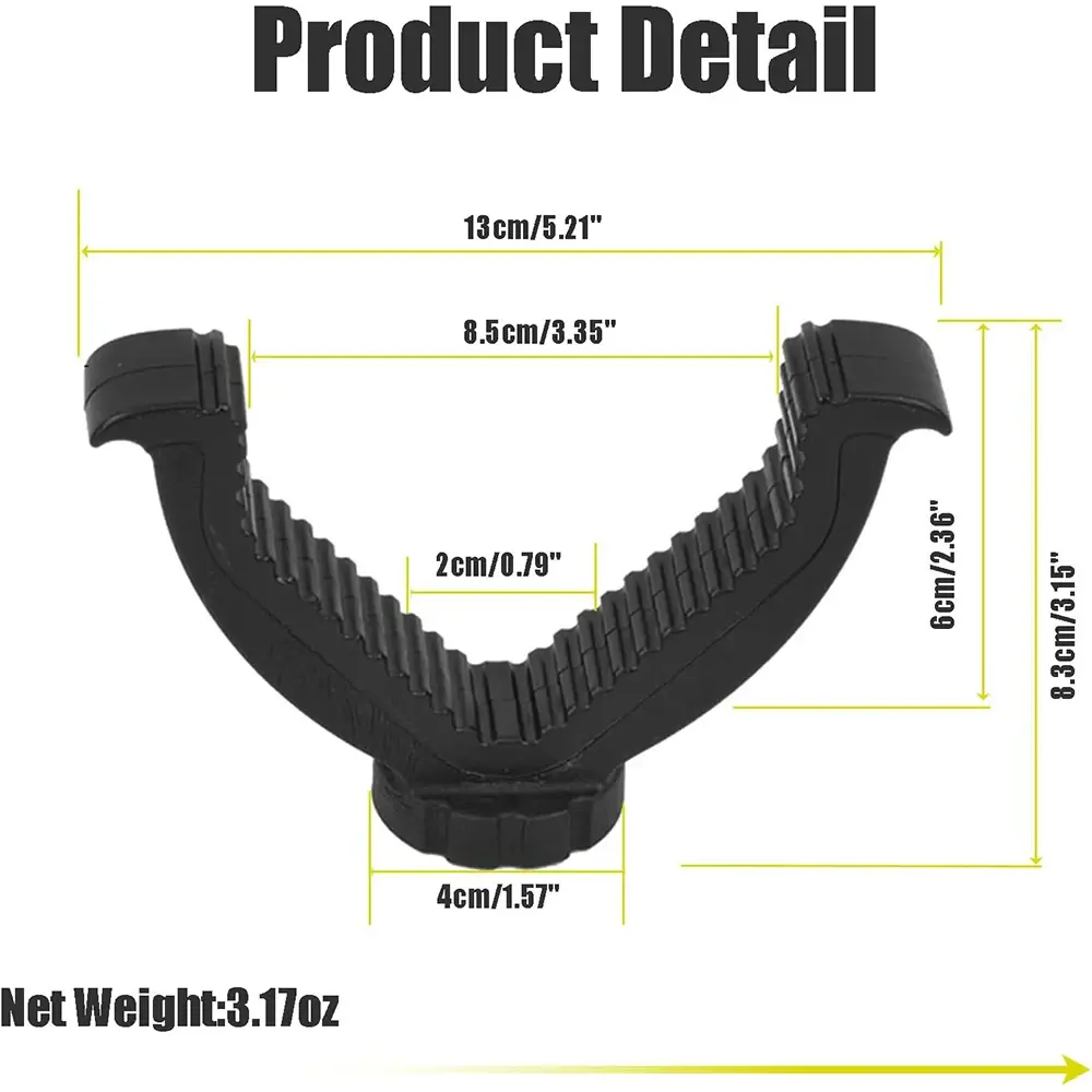 Outdoor Camera V Joch Top Mount Lightweight Holder Holder Attachment with 1/4 "Thread for Hunting One Leg Tripod