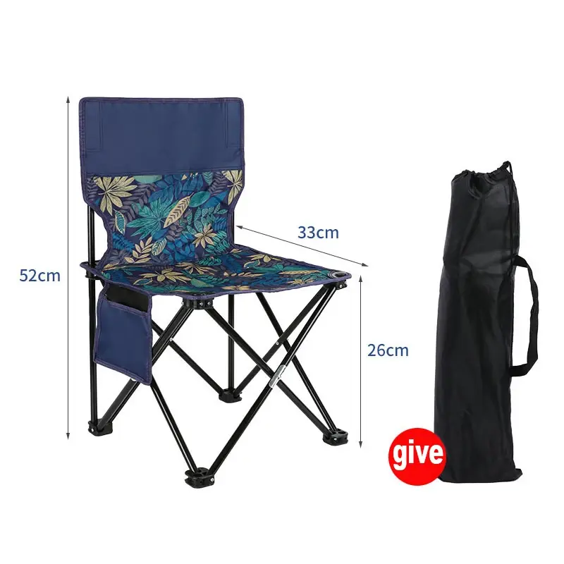 Metal Folding Chair Outdoor Portable Ultralight Aluminium Alloy Fishing Picnic Stool Beach Chair Camping Gear Leisure Chairs