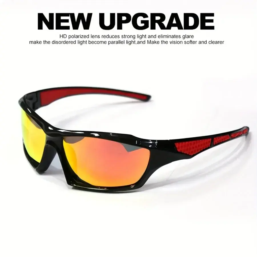 Fashion Sports Sunglasses Polarized UV Protection Men and Women UV400 Eyewear Anti-Glare Fishing Cycling Sun Glasses Gafas DeSol
