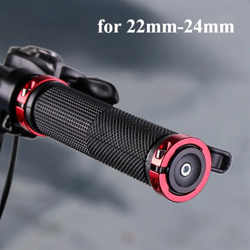 1 Pair Bike Handlebar End Plugs Aluminum Alloy Mountain Road Bicycle Handlebar End Cap Multi-color Cycling Handlebar Accessories