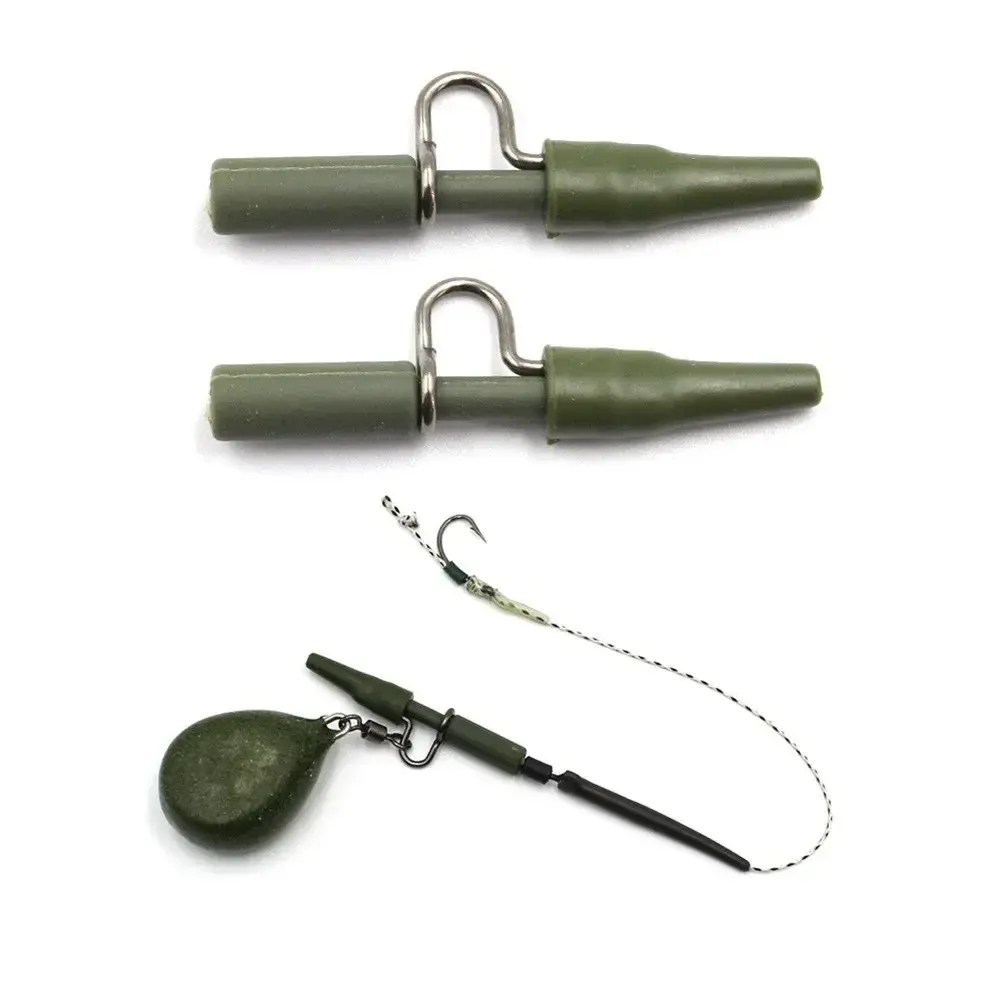 Heavy Duty Safety Clips Tail Rubbers Cone Kit Quick Change Swivel Snap Connector Leads Weight Seeker Carp Fishing Tackle