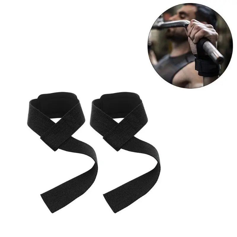 2/1pcs Anti-skid Sweat Absorption Hand Wrist Pad Belt Straps Weightlifting Wrap Gym Crossfit Band Support Lifting Wrist Strap