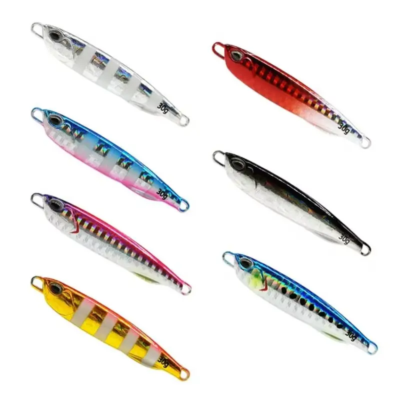 Lure Metal Cast Jig Spoon 10/15/20/30/40/50g Shore Casting Jigging Fish Sea Bass Fishing Lure Artificial Bait Tackle