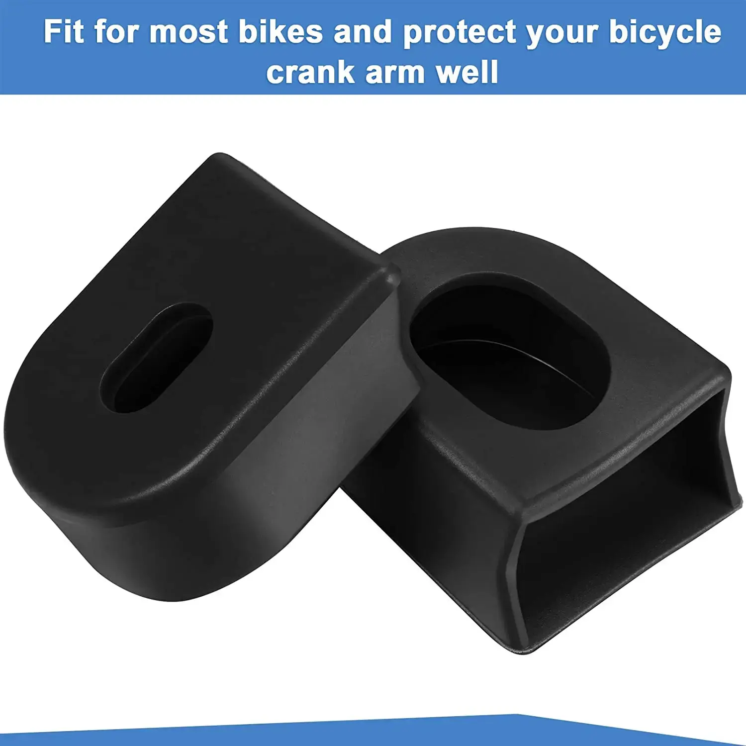 Bicycle Silicone Crank Cover Protector Silicone Sleeve Pedal Crankset Protective Case Mountain Road Bike Cycling MTB Accessories