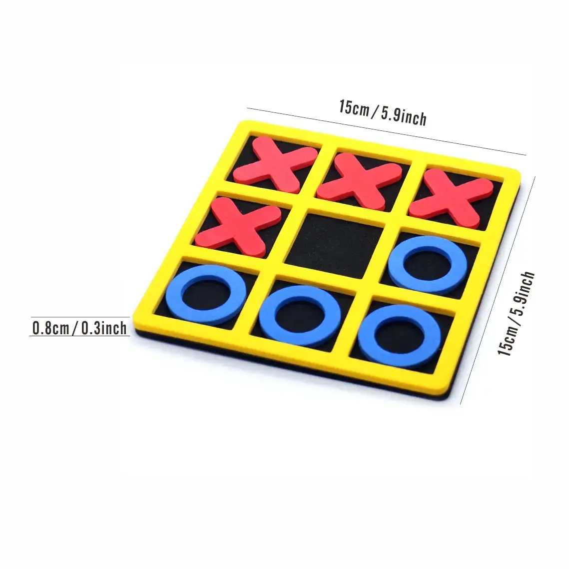 1 Set EVA Foam Soft Material Tic Tac Toe Tabletop Game Board Game