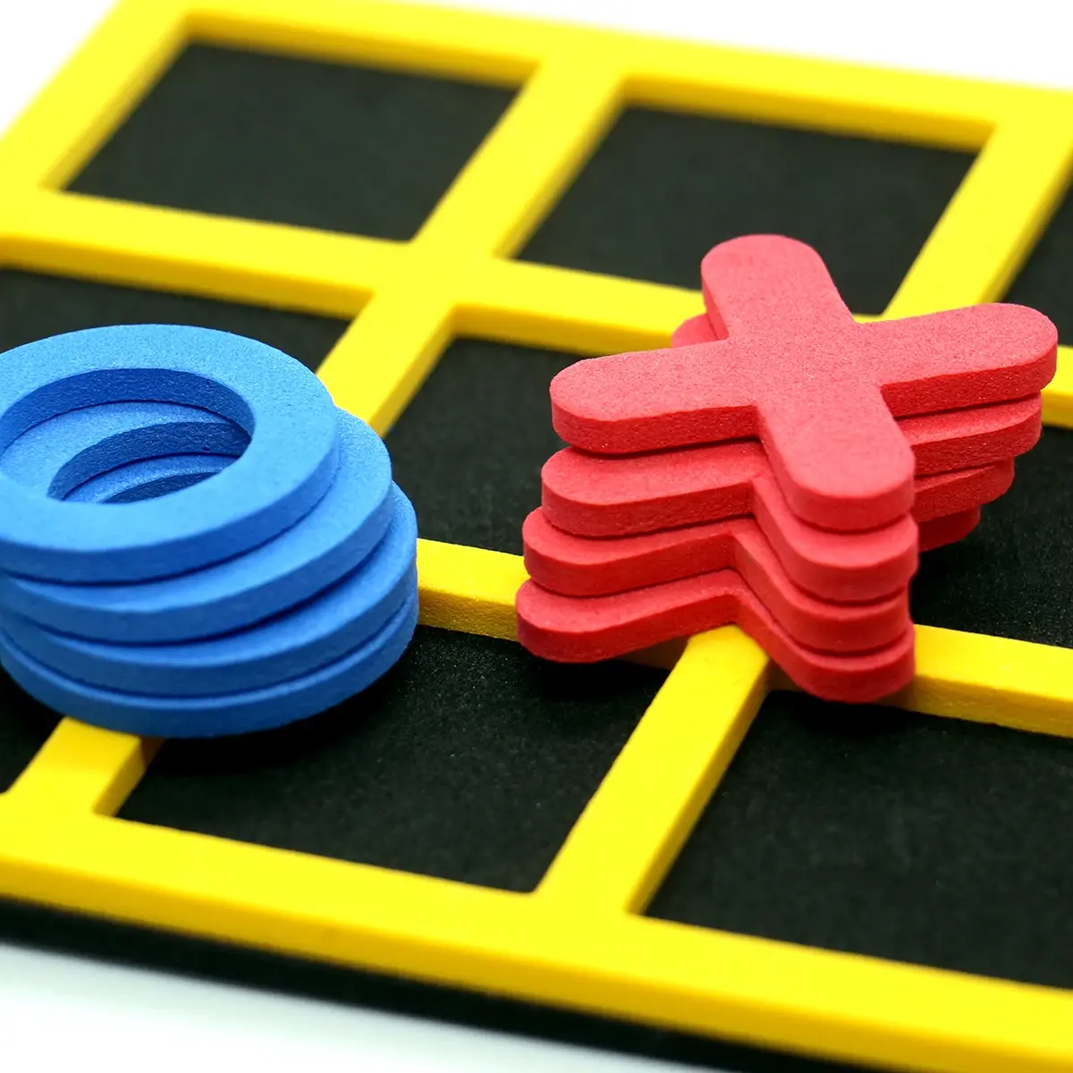1 Set EVA Foam Soft Material Tic Tac Toe Tabletop Game Board Game