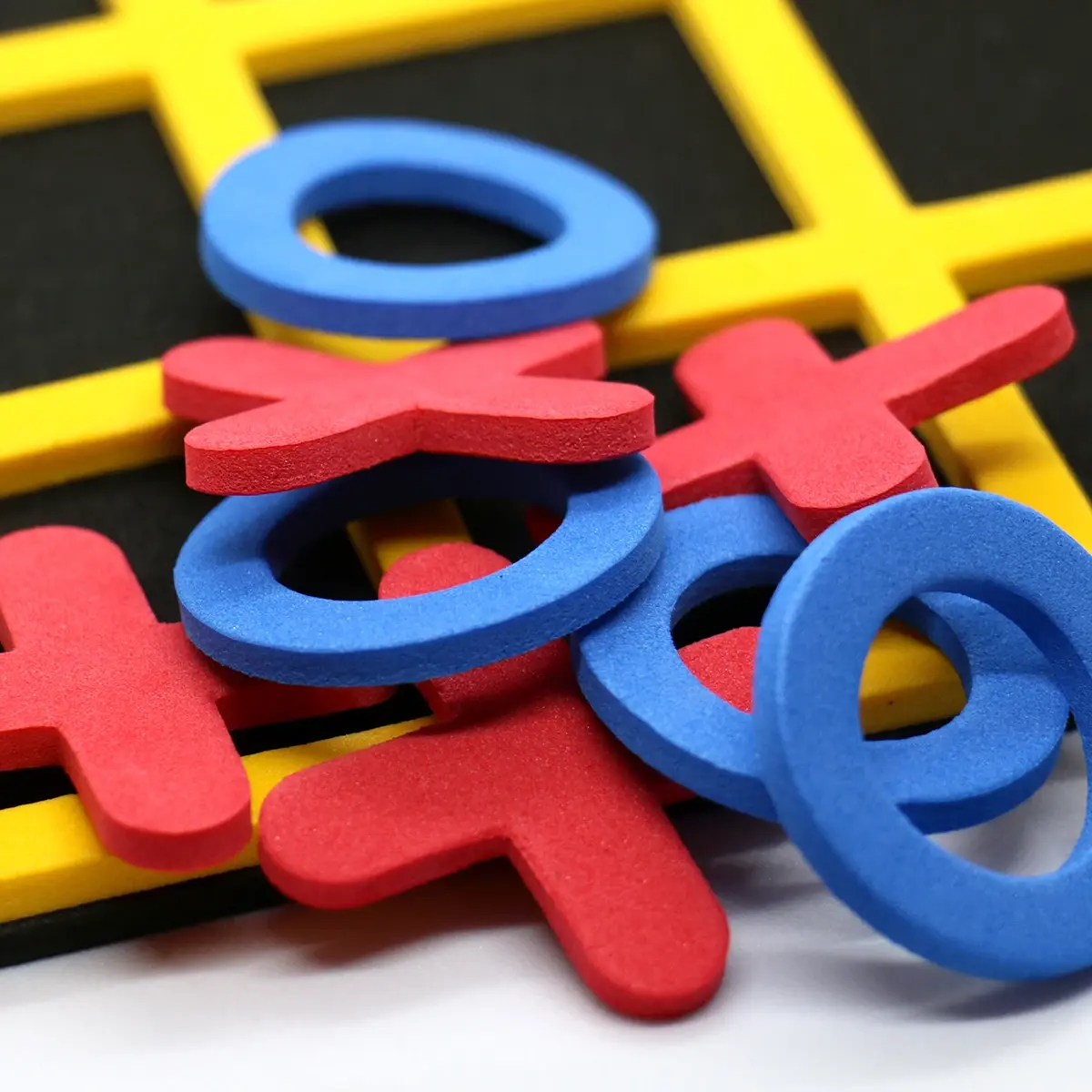 1 Set EVA Foam Soft Material Tic Tac Toe Tabletop Game Board Game