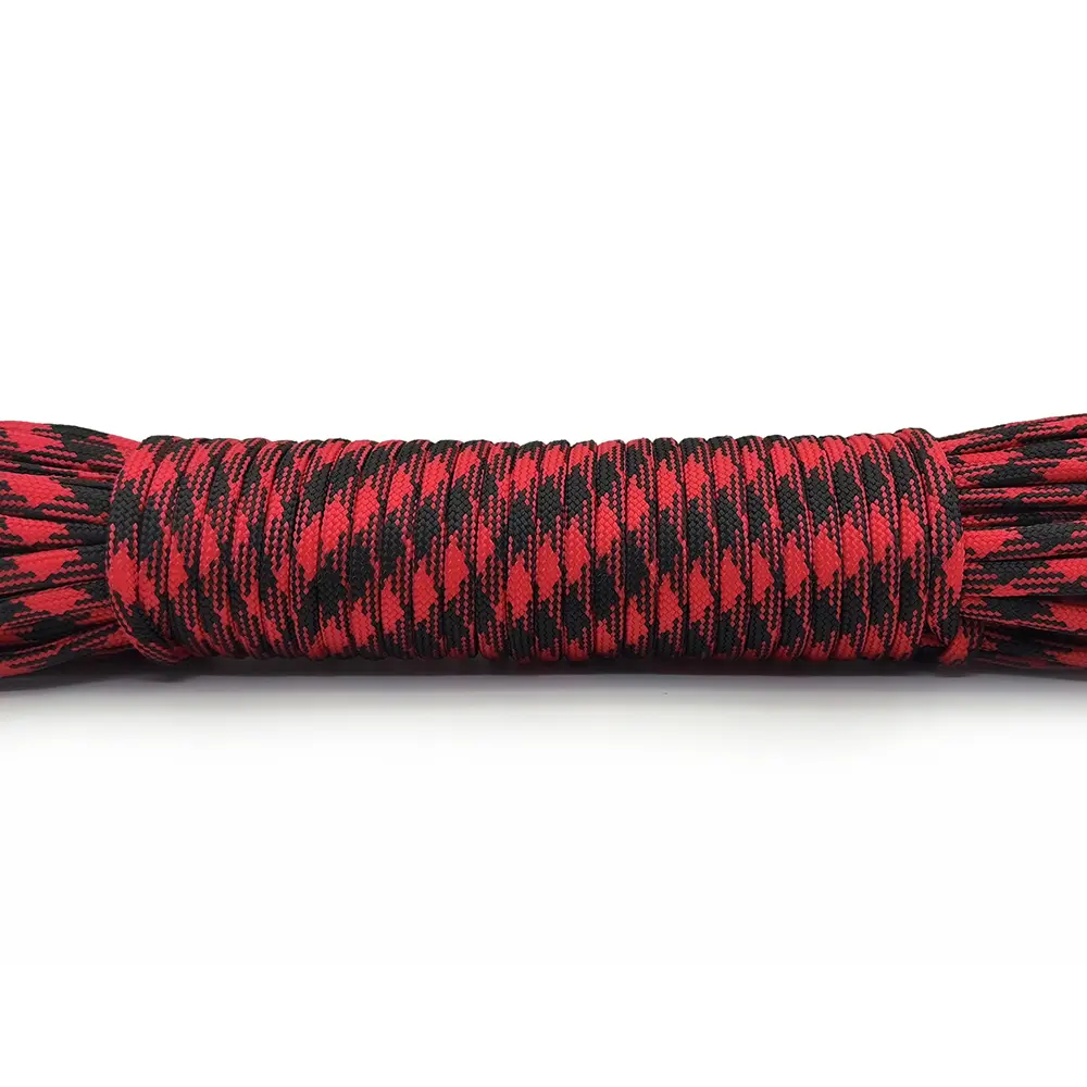 550 Paracord Parachute Cord Lanyard Tent Rope Guyline Mil Spec Type III 7 Strand 50FT 100FT For Hiking Camping