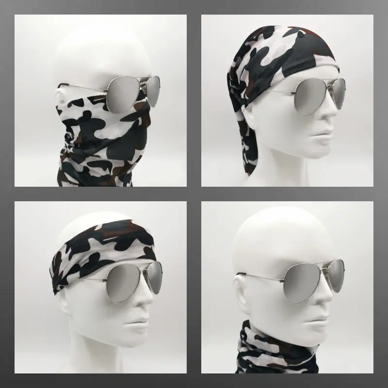 Bicycle Men Women Head Face Mask Polyester Windproof Neck Warmer Sunshade Tube Bandana Scarves Outdoor Camping Hiking Headwear