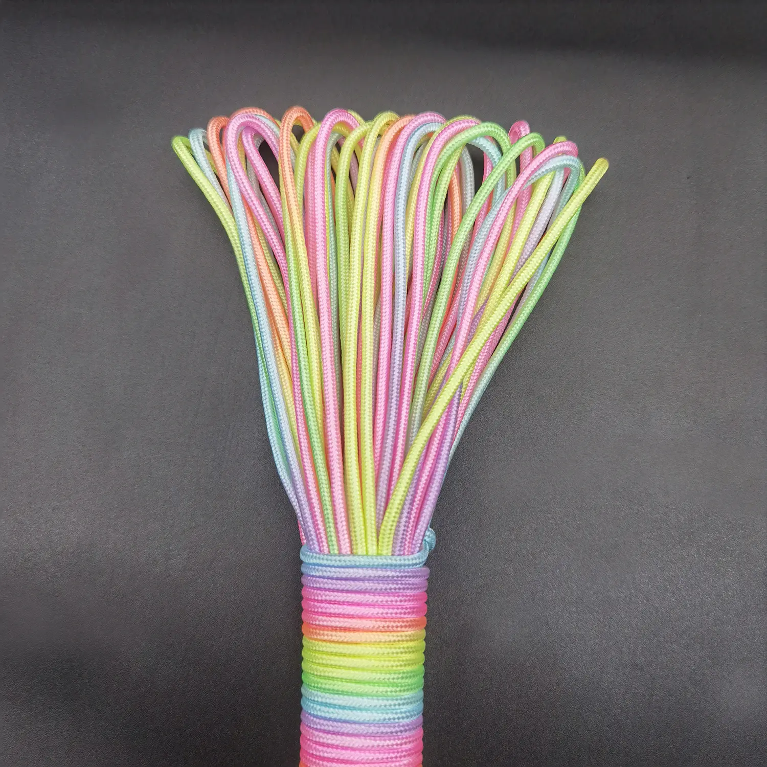 5m/10m/31m,2mm/3mm/4mm diameter Rainbow rope 7 strands parachute rope Climbing camping survival gear parachute rope bracelet