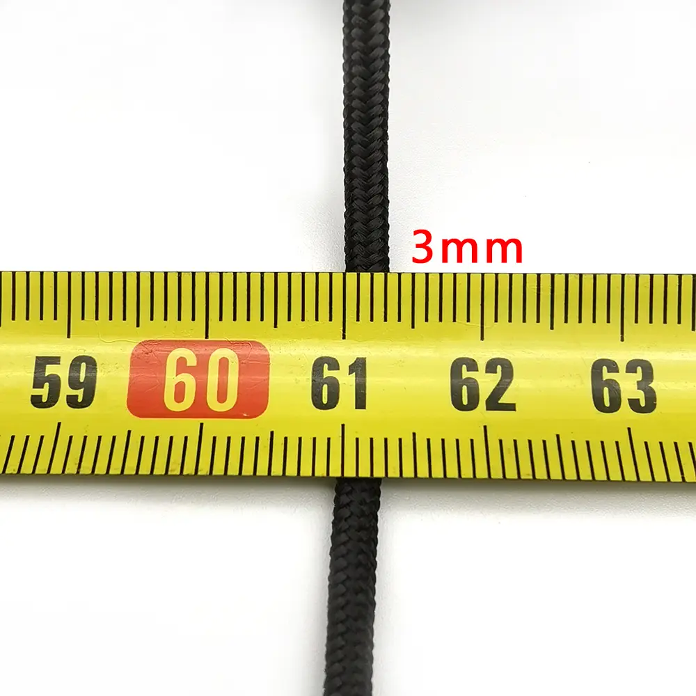 100ft 3mm Paracord Lanyard Rope Parachute Cord Hiking Camping Clothesline Tactical Bracelet Accessory Bracelet One Core