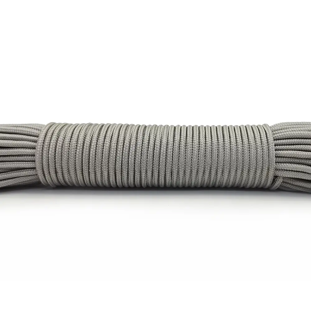 100ft 3mm Paracord Lanyard Rope Parachute Cord Hiking Camping Clothesline Tactical Bracelet Accessory Bracelet One Core