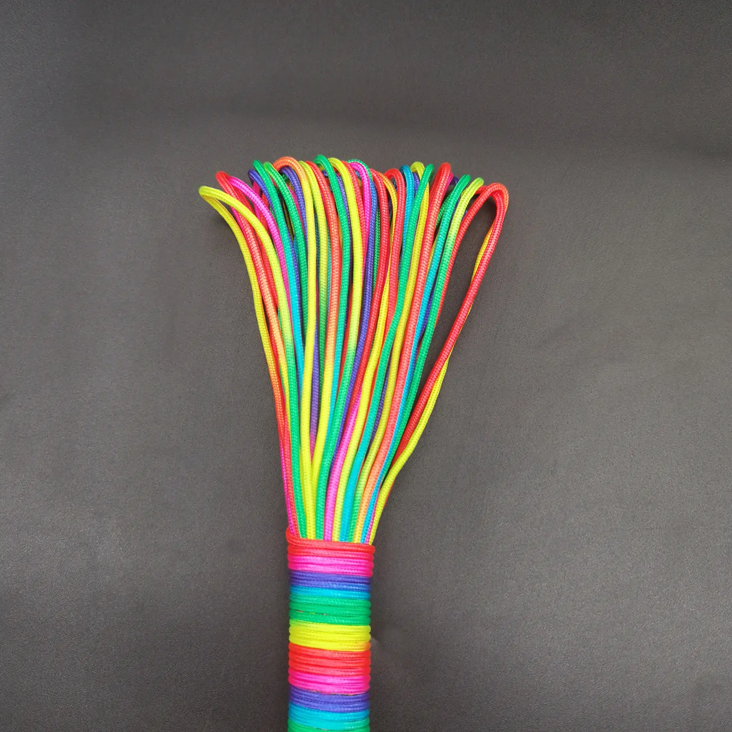 5m/10m/31m,2mm/3mm/4mm diameter Rainbow rope 7 strands parachute rope Climbing camping survival gear parachute rope bracelet