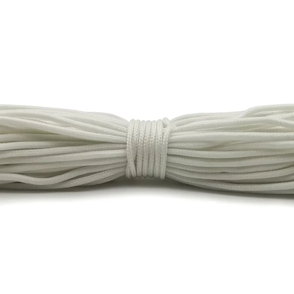 100 Meters 2mm Luminous Paracord Solid Parachute Cord Lanyard Rope One Strand Climbing Camping Survival Equipment Paracord