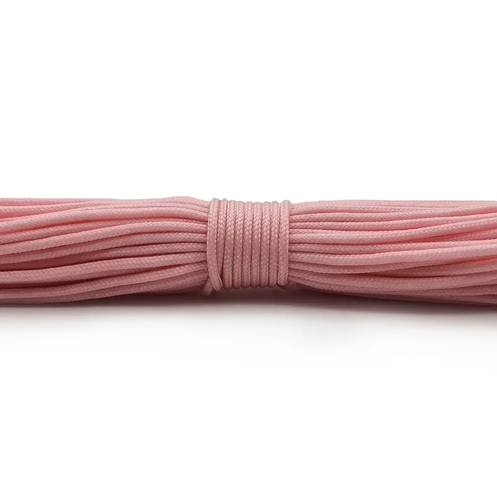 100 Meters 2mm Luminous Paracord Solid Parachute Cord Lanyard Rope One Strand Climbing Camping Survival Equipment Paracord