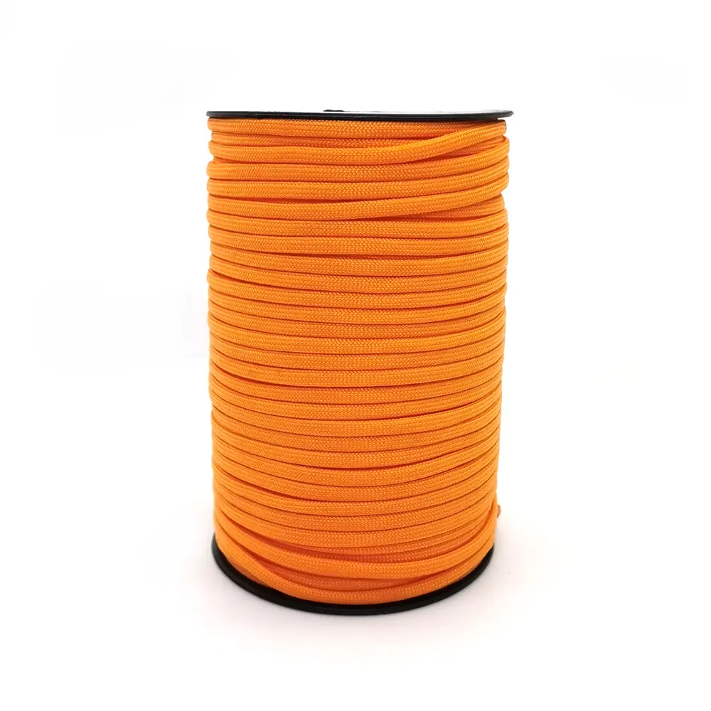 100M 328FT 4mm 7 strands Paracord 550 IB Rope Cuerda Escalada Mil Spec Type Multicolor Parachute Traction Rescue Tied Tent Rope