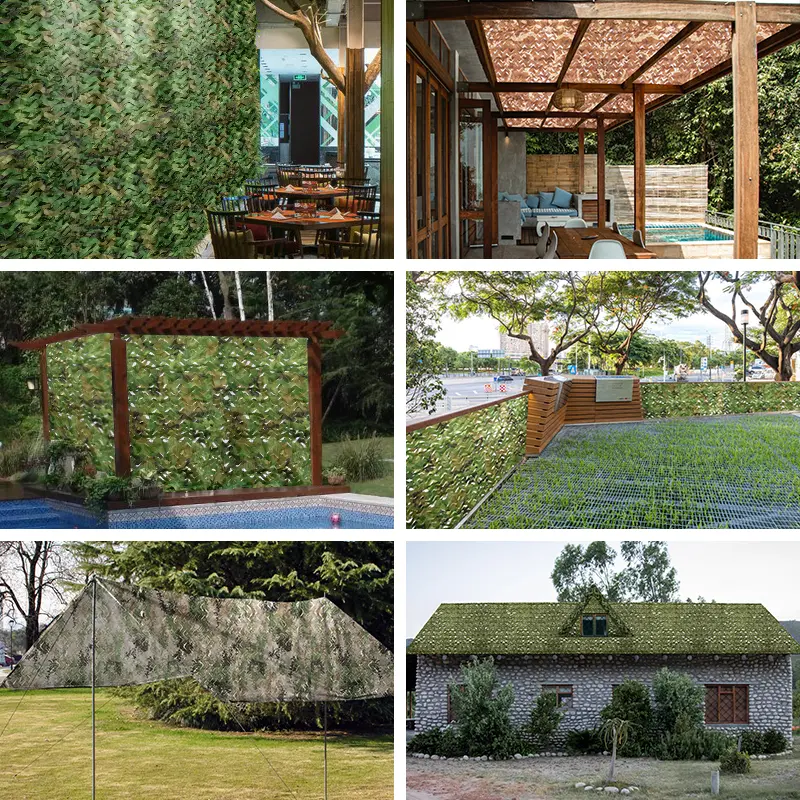 1.5*2 Outdoor Military Camouflage Nets for hunting WoodlandDigital Camo netting fabric Camping Sun ShelterTent Shade sun shelter