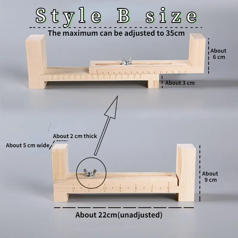 DIY jig solid wood paracord bracelet maker knitting tool Knot Braided Parachute cord Weaving Tools Wristband braiding device