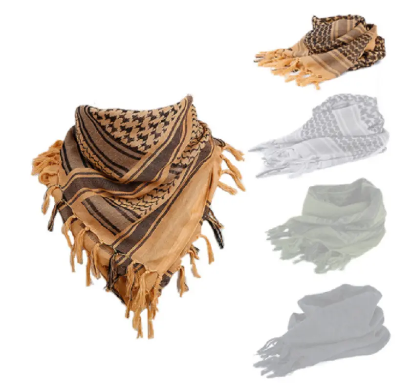 Thick Muslim Shemagh Tactical Desert Arab Scarves Men Women Winter Windy Military Windproof Hiking Scarf