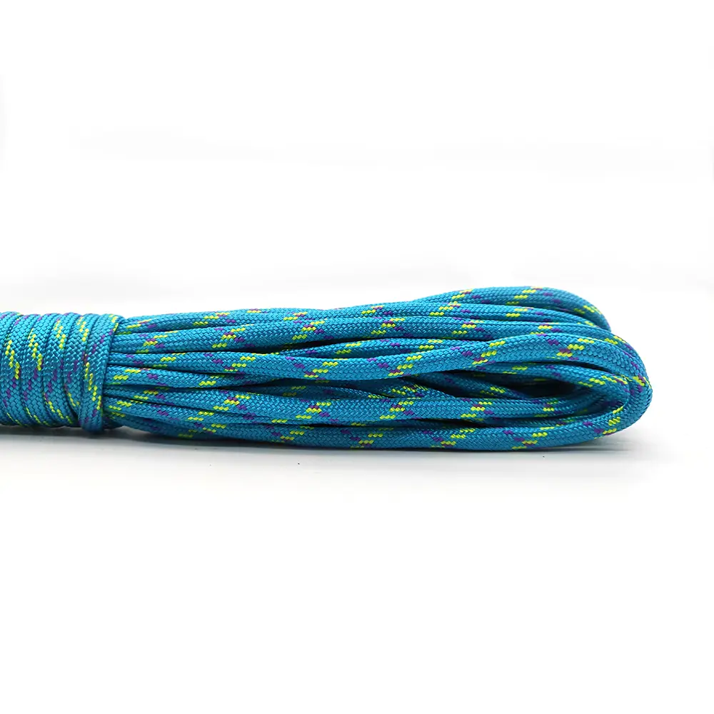 5M，31M Camouflage Paracord 550 Parachute Cord Lanyard Mil Spec Type III 7 Strand Camping Survival Equipment Tents R