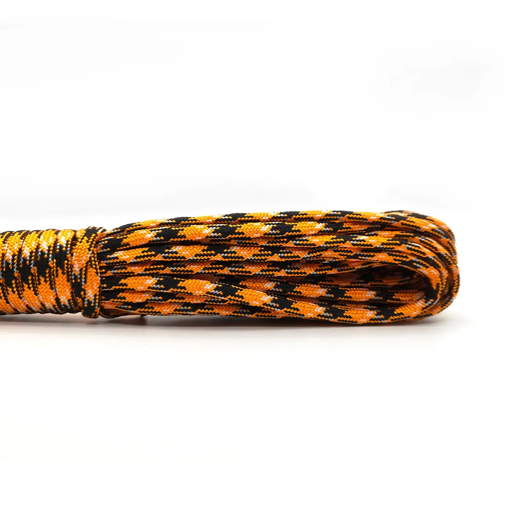 5M，31M Camouflage Paracord 550 Parachute Cord Lanyard Mil Spec Type III 7 Strand Camping Survival Equipment Tents R