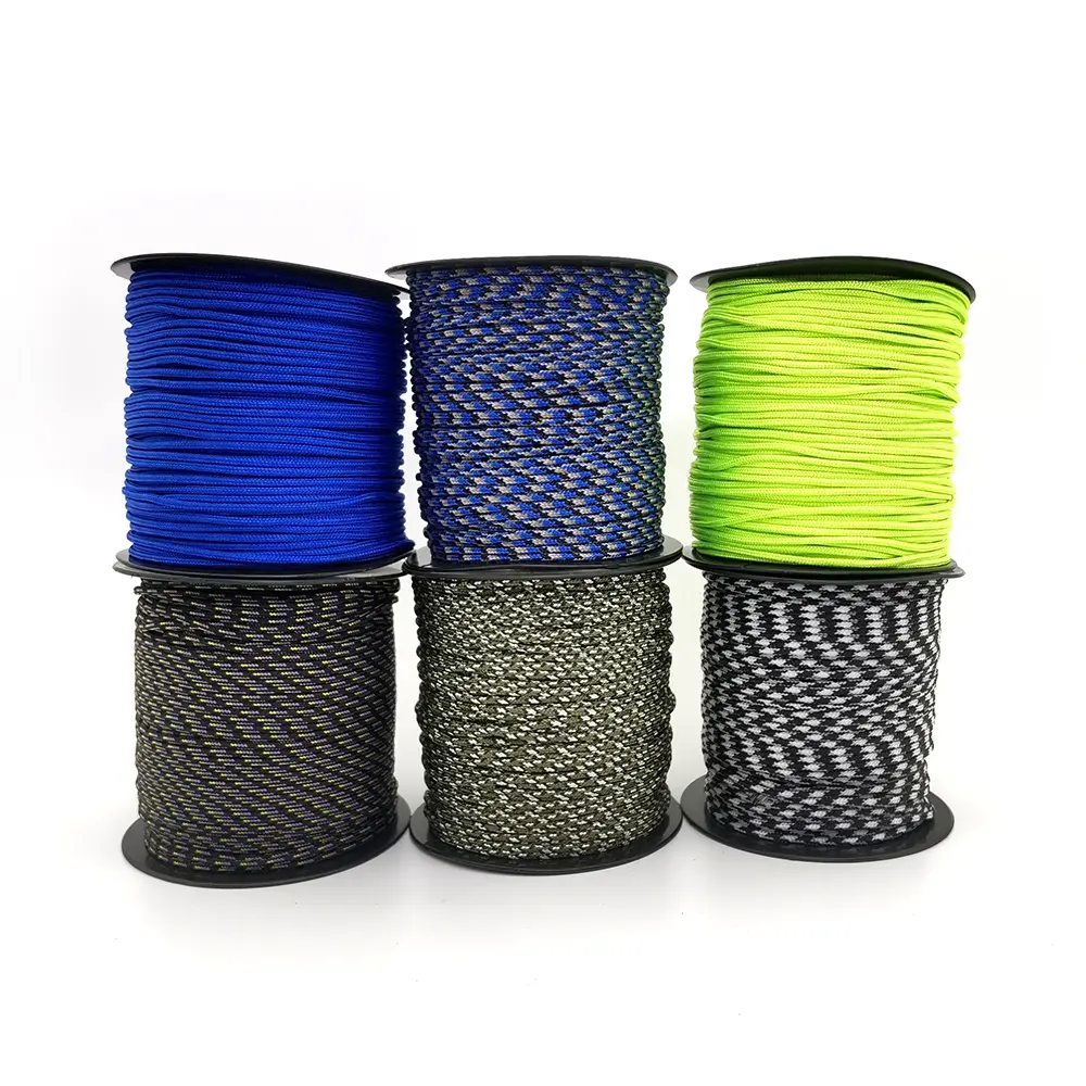 100meters Paracord 2mm Rope 1 Strand Paracorde Outdoor Survival Equipment Clothesline DIY Bracelet Wholesale