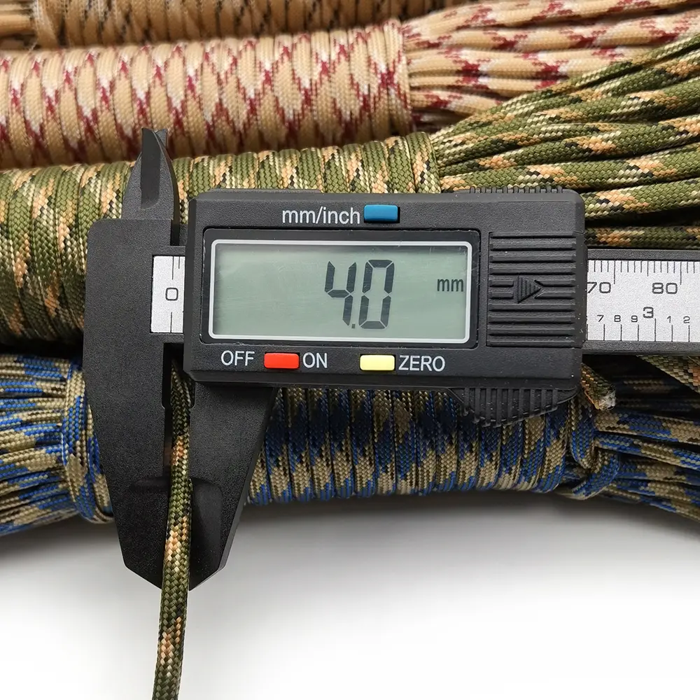 100FT Paracord 550 Paracord Parachute Cord Lanyard Rope Mil Spec Type III 7 Strand Climbing Camping Survival Paracord