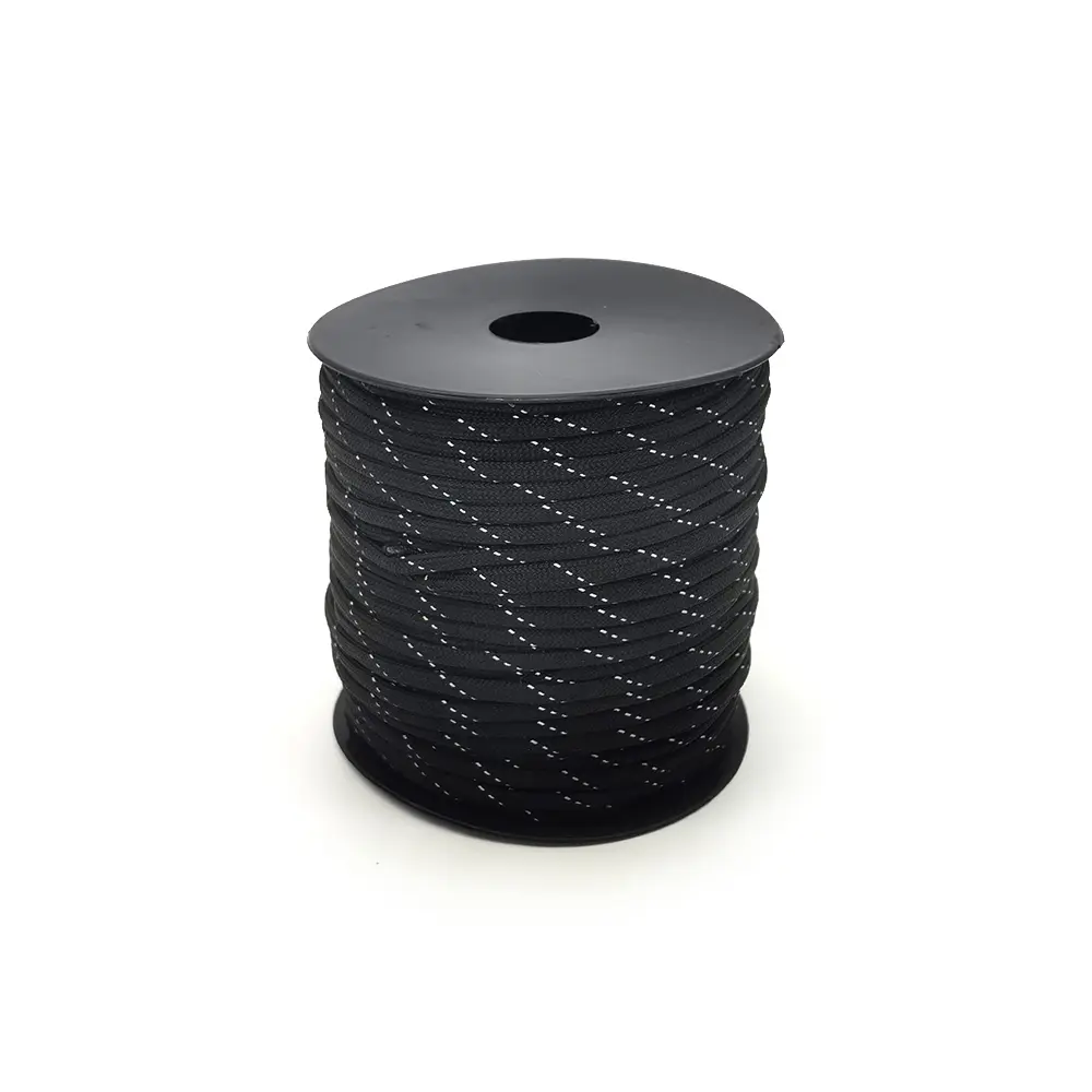 100meters Reflective Paracord Rope Dia.4mm for Survival Parachute Cord Lanyard Camping Climbing Camping Rope Hiking Clothesline