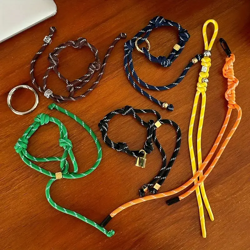 5mm Thick,2m/5m/10m Length,12 Colors Available, for Mobile Phone Pendant,Cup,Earphone Case,Backpack Keychain,DIY Handmade Rope