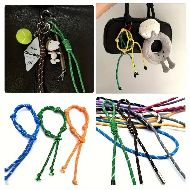5mm Thick,2m/5m/10m Length,12 Colors Available, for Mobile Phone Pendant,Cup,Earphone Case,Backpack Keychain,DIY Handmade Rope