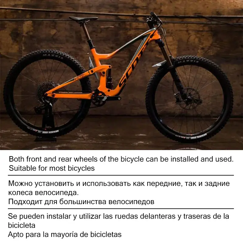 1 PC Colorful Bicycle Fenders Front Rear Common Mudguard MTB Mud Guard Wings Cycling Accessories Road Bike Protective Parts
