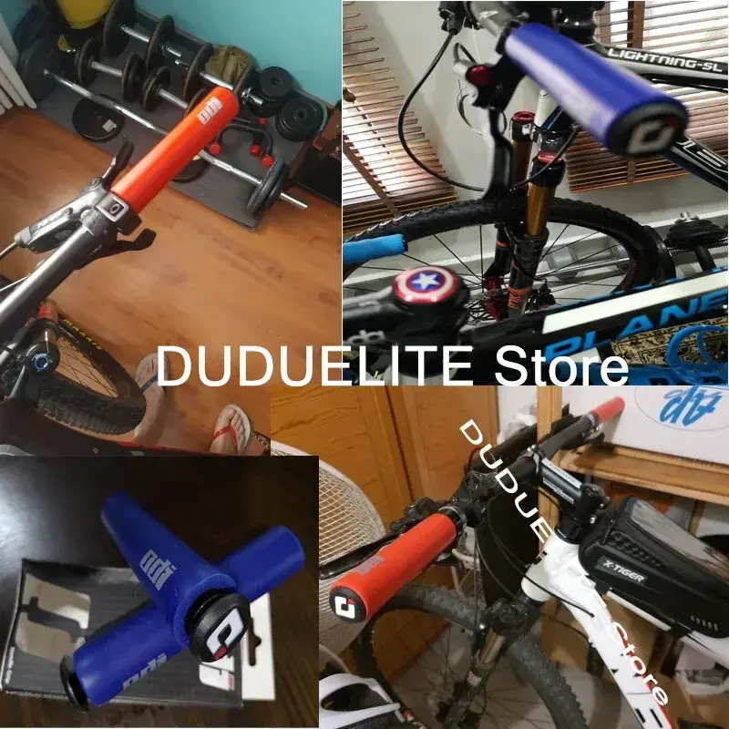 2PCS ODI MTB Grips Silicone Bicycle Handlebar Cover Soft Shock Absorbing Mountain Bike Handles Cuff MTB BMX Handlebar Fist Bike