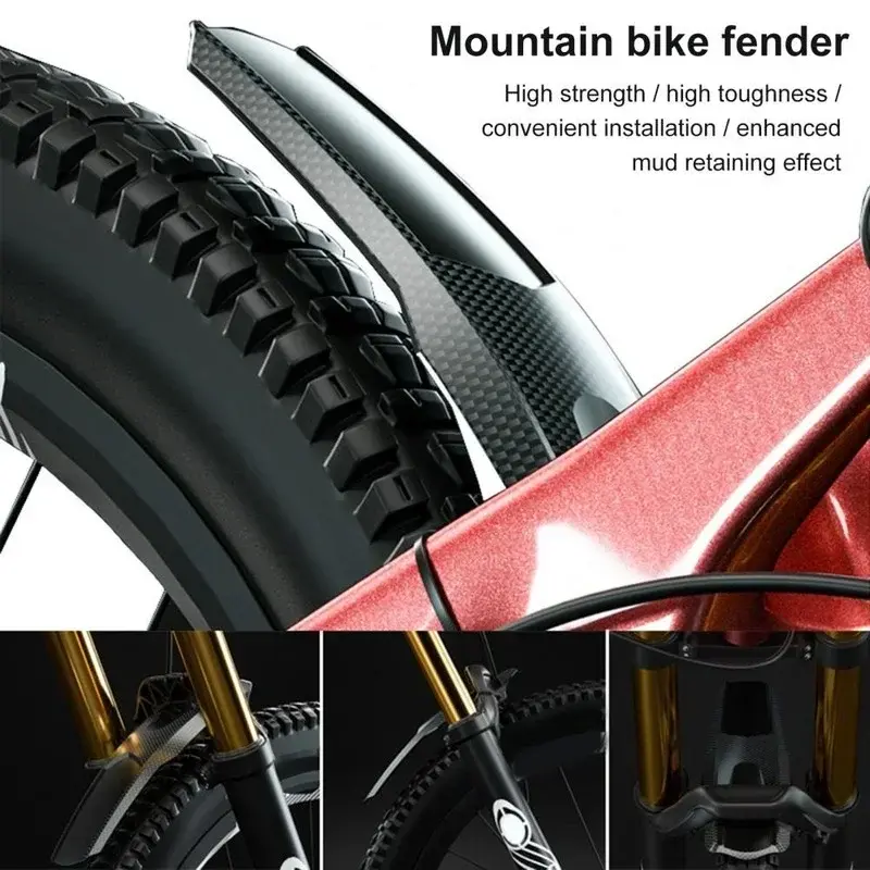 1/2 Pcs Mountain MTB Bicycle Fenders 29cm Front/Rear Widened  Tires Mudguard Universal Mud Flaps Cycling Accessory