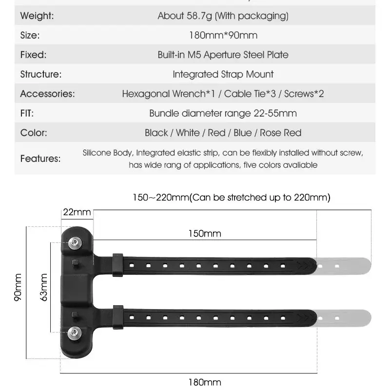 Bicycle Water Bottle Stand Base Converter Silicone Non-slip Straps Mtb Road Bike Bottle Holder Mount Adapter Cycling Accessories
