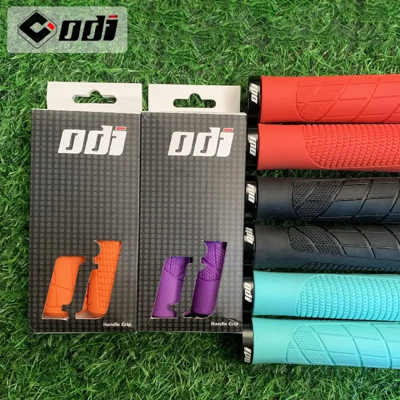 ODI Bicycle Handlebar Grip Lock On Mountain Bike Grip Soft Rubber MTB Cuffs 22.2mm Bicycle Handle Cover Non-slip Bike Handle