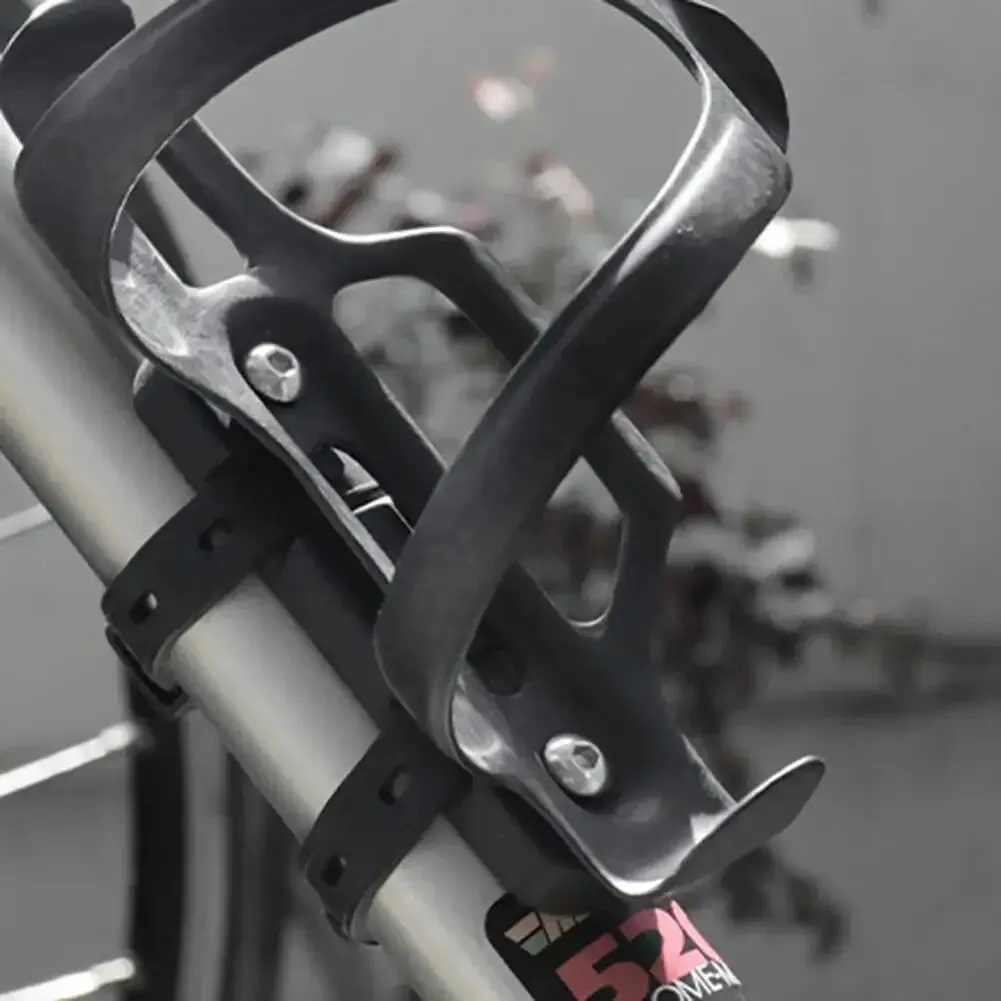 Bicycle Water Bottle Stand Base Converter Silicone Non-slip Straps Mtb Road Bike Bottle Holder Mount Adapter Cycling Accessories