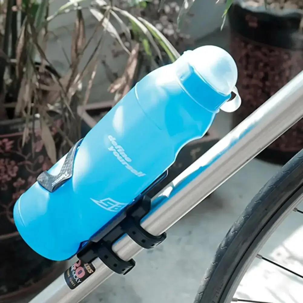 Bicycle Water Bottle Stand Base Converter Silicone Non-slip Straps Mtb Road Bike Bottle Holder Mount Adapter Cycling Accessories