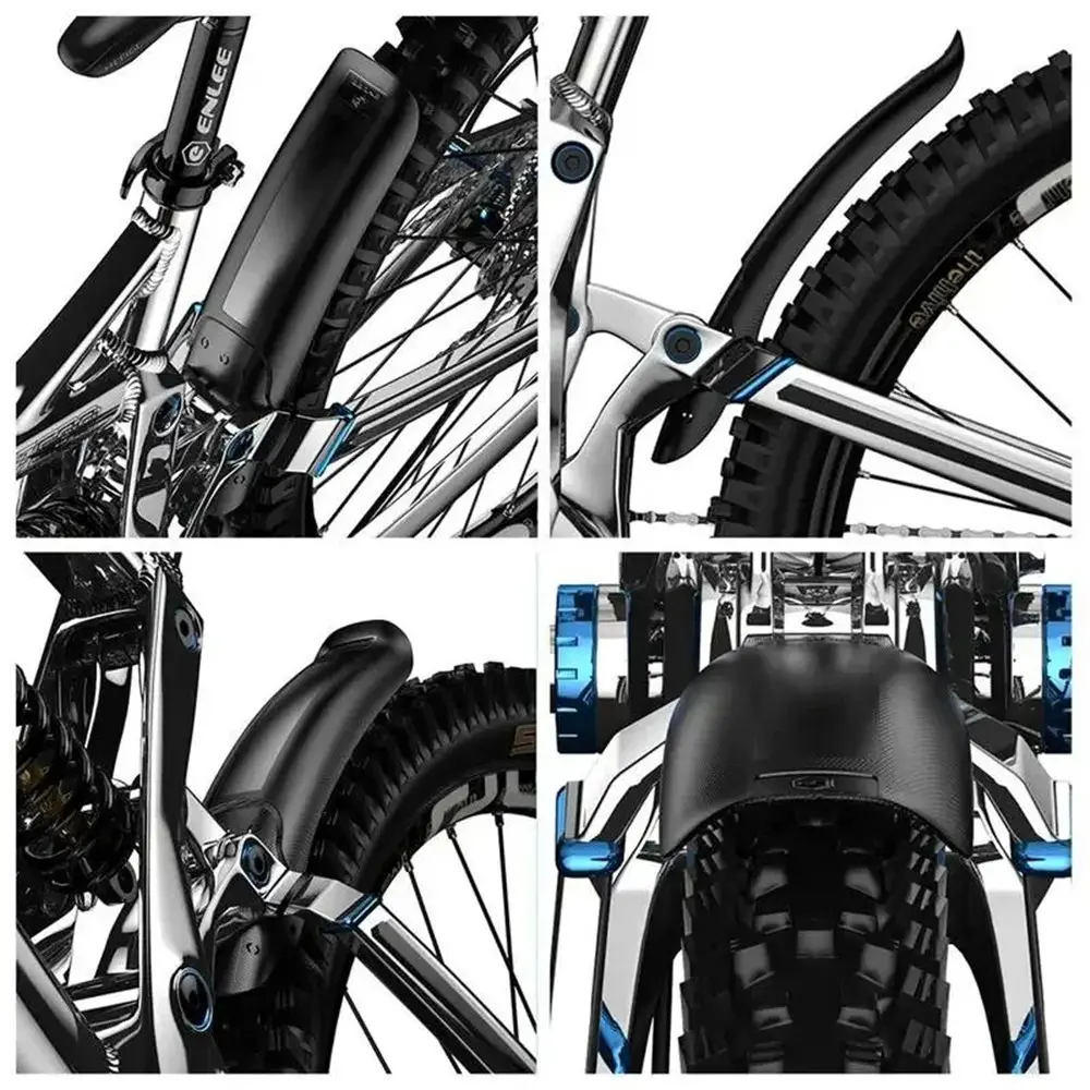 1/2PCS ENLEE Bike Hard Shell Fender Bicycle Front Rear Tire Wheel Mudguard MTB Bicycle Mud Guard Fender Cycling Part Accessories