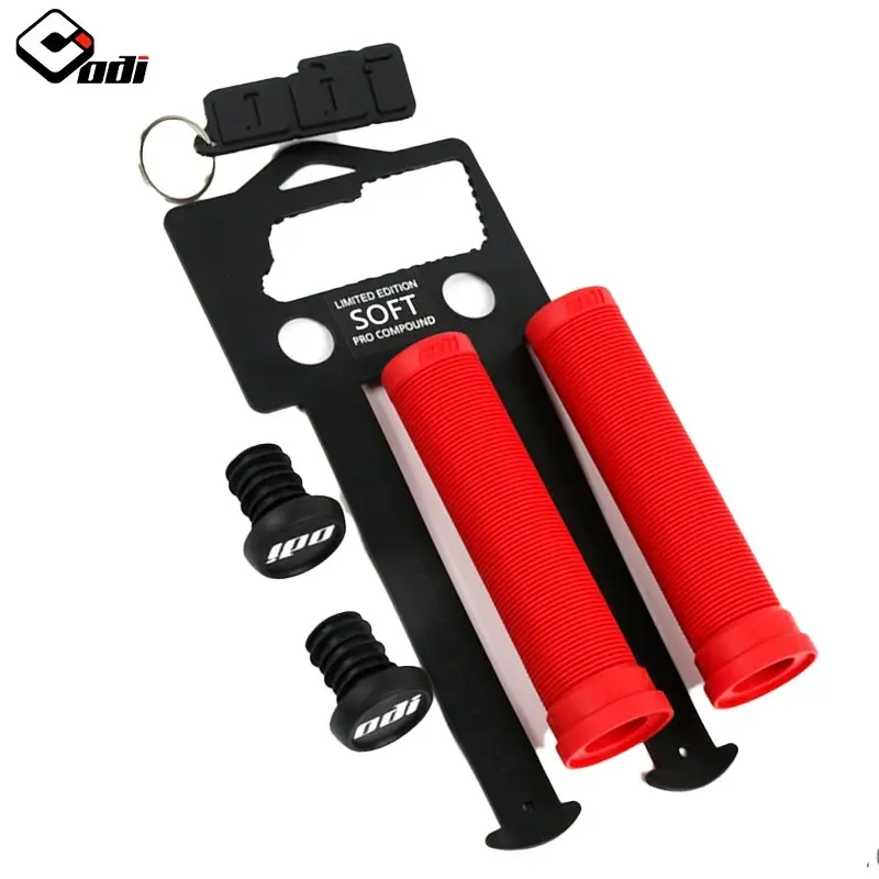 ODI MTB Bicycle Handlebar Grips Soft Silicone Handle Cover Downhill BMX Street Climbing Bike Balance Bike Extreme Cycling Grip