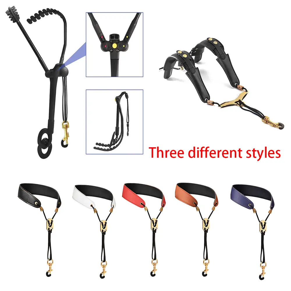 Alto/Soprano/Tenor Saxophone Double Shoulder Straps Sax Protections Neck Lanyard Woodwind Musical Instrument Accessories