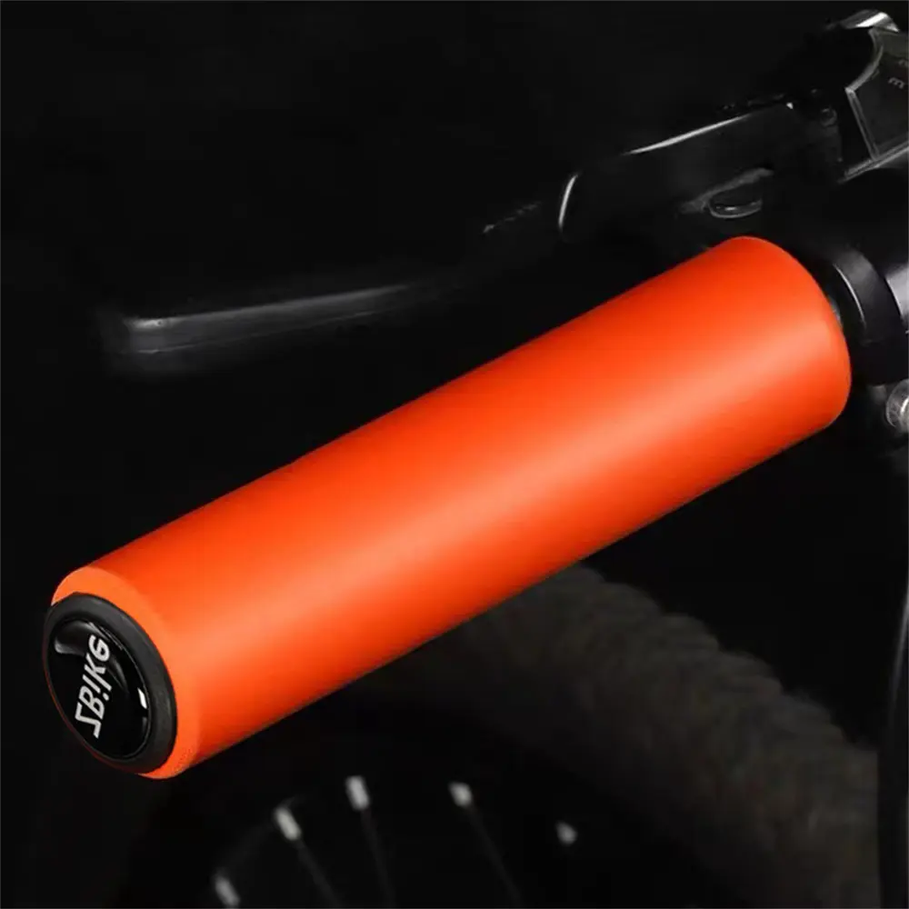 1Pair Silicone Cycling Bicycle Grips Outdoor MTB Mountain Bike Handlebar Grips Cover Anti-slip Strong Support Grips Bike Part