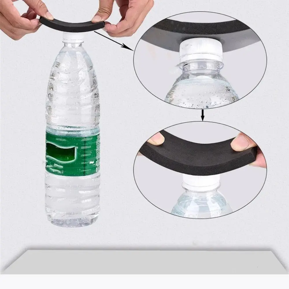 10M EVA Black Sponge Self-adhesive Door and Window Sealing Strip, Sound Insulation, Waterproof and Anti-collision Sealing Strip
