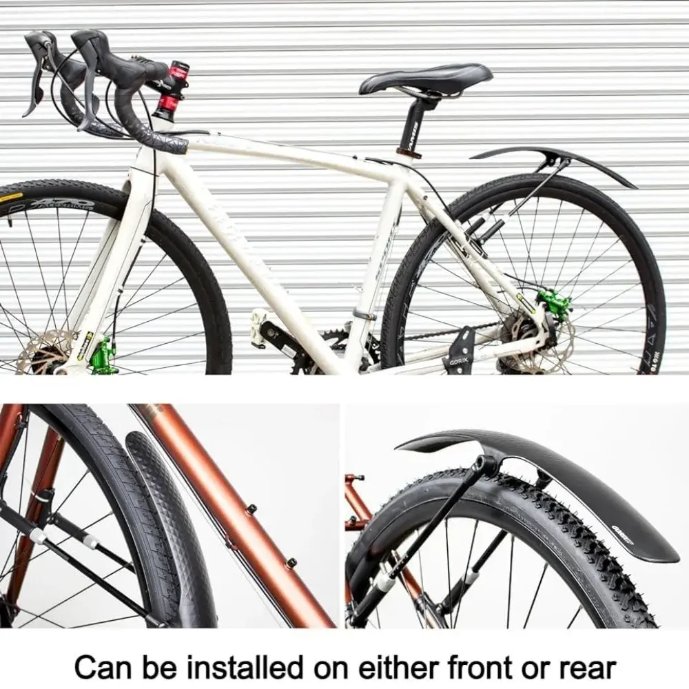 Road Cycling Bicycle Mudguard Easy Installation PP Fender Rear Front Universal Protector Accessory for Bicycles ﻿
