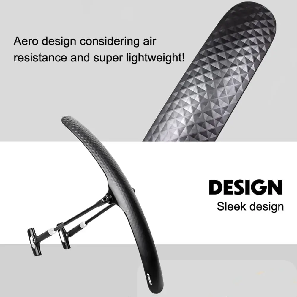 Road Cycling Bicycle Mudguard Easy Installation PP Fender Rear Front Universal Protector Accessory for Bicycles ﻿